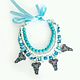 Multi-row necklace 'Elephants', Necklace, Moscow,  Фото №1