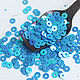 Sequins 4 mm K10 Bright turquoise 2 g. Sequins. agraf. Online shopping on My Livemaster.  Фото №2
