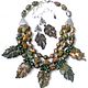Necklace 'Magic forest' and Earrings - JASPER, RHYOLITE beads. Jewelry Sets. Dorida's Gems (Dorida-s-gems). My Livemaster. Фото №4