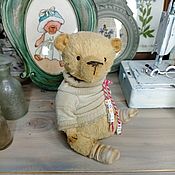 Мишка плюшевый Тедди с воротником
