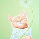 Pintura Con el estado de ánimo del gato:), Pictures, Samara,  Фото №1