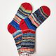 Вязаные шерстяные носки разноцветные 36-38 размер, Носки, Москва,  Фото №1