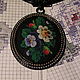 Pendant with floral embroided motif. Pendants. Anna's pretty things (flowertenderann). My Livemaster. Фото №4