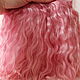 Mohair tress (pink) (accessories for dolls). Doll hair. Hair and everything for dolls. My Livemaster. Фото №6