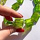 Колье из муранского стекла Куб зеленый. Колье. I love Murano. Интернет-магазин Ярмарка Мастеров.  Фото №2