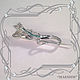 Order Brooch 'Salamander' 925 sterling silver, enamel, cubic Zirconia. MaksimJewelryStudio. Livemaster. . Brooches Фото №3