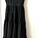 Order  summer Dress ' Soy ' black. viax. Livemaster. . Sundresses Фото №3