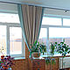 Curtains for the winter garden with blue piping. Curtains. Designer-Mart (designer-mart). My Livemaster. Фото №6