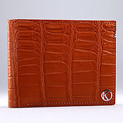 Сумки и аксессуары handmade. Livemaster - original item Genuine crocodile leather Wallet IMA0934OC444. Handmade.