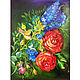 Painting: rose and hyacinth flowers 'AWAKENING. Morning', Pictures, Rostov-on-Don,  Фото №1