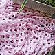 Палантин ажурный женский из конопли цвета сакуры, Шарфы, Шахты,  Фото №1