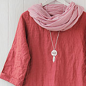 Одежда handmade. Livemaster - original item Oversize Linen blouse. Handmade.