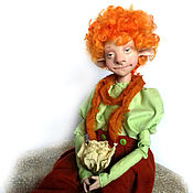 Куклы и игрушки handmade. Livemaster - original item boudoir doll: Ginger. Handmade.