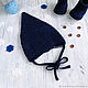 Order Newborn gift: Elf hat for boy knitted, blue. babyshop. Livemaster. . Gift for newborn Фото №3