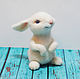 Rabbit Busko Felted toy made of wool, Felted Toy, Zeya,  Фото №1
