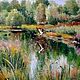 Order Oil painting 'Ducks flew' landscape. VladimirChernov (LiveEtude). Livemaster. . Pictures Фото №3