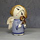 New angel-an angel with a violin. Easter souvenirs. Porcelain story. Online shopping on My Livemaster.  Фото №2
