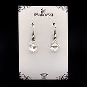 Silver earrings with pearls Swarovski_sergi 925 silver with pearls