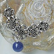 Украшения handmade. Livemaster - original item Necklace with natural tanzanite 