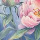 Oil painting Peony pink. Pictures. Ирина Димчева. Online shopping on My Livemaster.  Фото №2