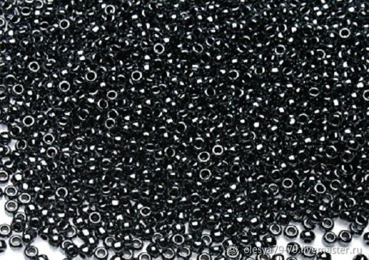 10 grams 11/0 seed Beads hematite 81 Toho Japanese glass seed beads Metallic, Beads, Chelyabinsk,  Фото №1
