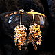 Long earrings made of Japanese beads, Stud earrings, Moscow,  Фото №1