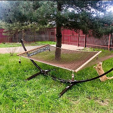 Дача и сад ручной работы. Ярмарка Мастеров - ручная работа Гамак с подставкой. Handmade.