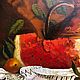 Still life painting with juicy watermelon. oil/canvas. Pictures. Paint with Love (lotmarket). My Livemaster. Фото №5