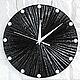 Wall Clock Black with texture, Watch, Novosibirsk,  Фото №1