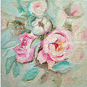 Картины и панно handmade. Livemaster - original item Painting flowers bouquet still life with peonies oil. Handmade.