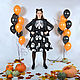 Halloween outfit 'Witch', skirt with skulls, longsleeve skeleton. Suits. sartoria-1. Online shopping on My Livemaster.  Фото №2