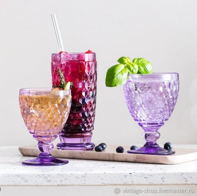 Винтаж: Villeroy & Boch стаканы для воды/коктейля Boston купить в ...