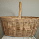 Mushroom basket woven from willow twigs. Picnic baskets. Elena Shitova - basket weaving. My Livemaster. Фото №4