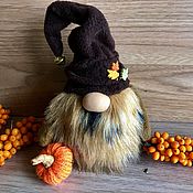 Для дома и интерьера handmade. Livemaster - original item Element of the interior: Autumn gnome. Handmade.