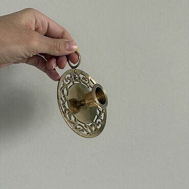 Винтаж ручной работы. Ярмарка Мастеров - ручная работа Винтаж: Латунный подсвечник. Handmade.