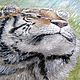 Order Copy of the picture oil painting tiger the picture with the animal. Picture&miniature lacquer painting. Livemaster. . Pictures Фото №3