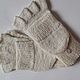 Mittens transformers knitted white S. Mittens. HOBBIMANIYA. Online shopping on My Livemaster.  Фото №2