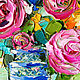 Картина с розами "Розовый блюз" масло. Картины. ЯРКИЕ КАРТИНЫ Наталии Ширяевой. Ярмарка Мастеров.  Фото №5