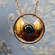 Black diamond pendant Amulette. Necklace. luxuryclub. Online shopping on My Livemaster.  Фото №2
