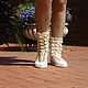 Summer boots 'Vanessa'. High Boots. KnittedBoots. My Livemaster. Фото №4