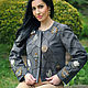 Stylish designer jacket with Dandelion embroidery', Suit Jackets, Vinnitsa,  Фото №1