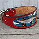 Order Leather collar 'Snitch'. Narmo leather workshop.. Livemaster. . Dog - Collars Фото №3
