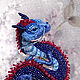 Dragon brooch 'Firuz'. Chinese dragon. AUTHOR'S BROOCH, Brooches, Moscow,  Фото №1