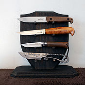 Сувениры и подарки handmade. Livemaster - original item Stand for folding knives made of stained oak. Handmade.