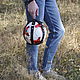 Сумка-переноска для футбольного мяча из кожи. Спортивная сумка. SMV Family Craft изделия из кожи. Интернет-магазин Ярмарка Мастеров.  Фото №2