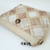 Сумки и аксессуары handmade. Livemaster - original item Women`s summer bag, beige, patchwork, bag for summer, 323. Handmade.