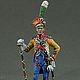 Tin soldier 54 mm. in the painting. France of Napoleon Tambourmajor, Model, St. Petersburg,  Фото №1