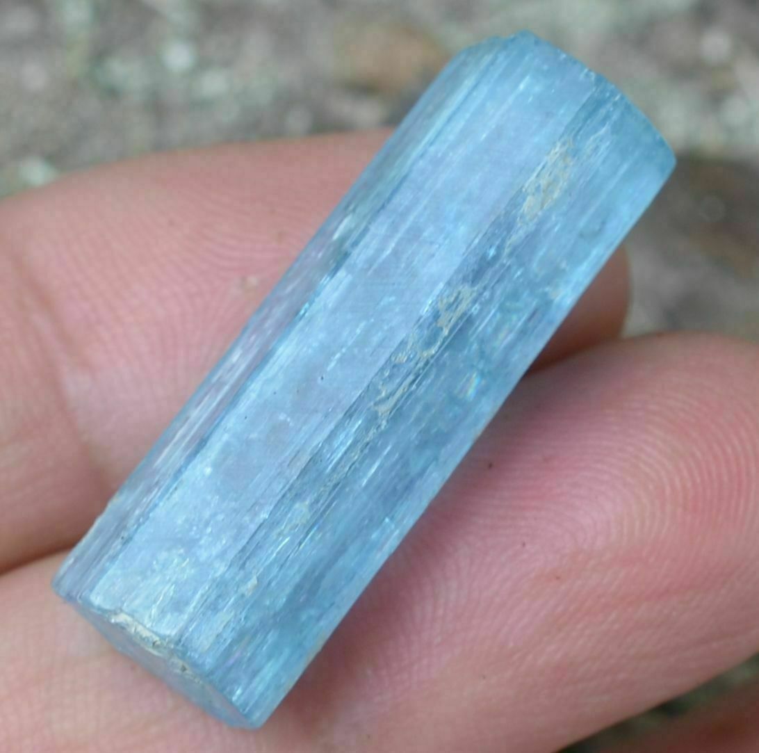 Аквамарин КРИСТАЛЛ натуральный , 28.5Х10 мм, AR17 купить в интернет ...