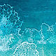 Заказать Море из эпоксидной смолы 40 на 40см Картина из смолы бирюзовое море. Картины от  Ирины. Ярмарка Мастеров. . Картины Фото №3