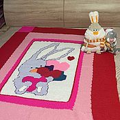 Для дома и интерьера handmade. Livemaster - original item Knitted plaid bedspread 